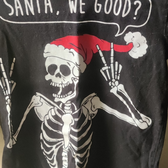 Santa We Good Long Sleeve Shirt - Picture 4 of 4